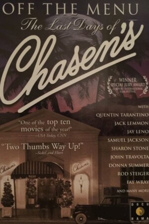 Off the Menu: The Last Days of Chasen's film poster